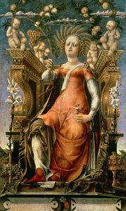 The Muse Thalia (Ceres Enthroned) by Michele Pannonio